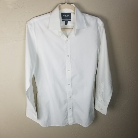 Bonobos Other - Bonobos Men's 15/32 Tailored Slim Fit White Button